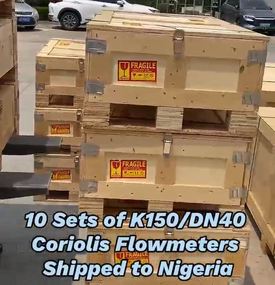 10 Sets of Coriolis Flowmeters Shipped to Nigeria